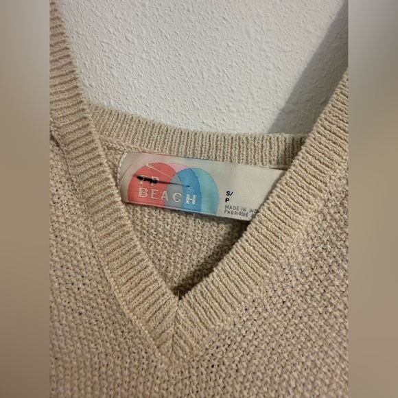 NWOT Free People Beach Keiran Sweater Knit Tank Top - Picture 3 of 5